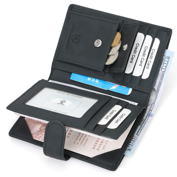 DKER YP-262 Anti-Skimming Passport Organizer ID Protection Wallet - Black
