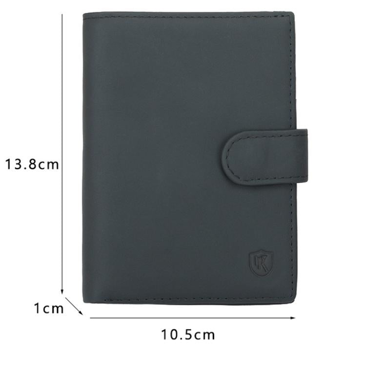 DKER YP-262 Anti-Skimming Passport Organizer ID Protection Wallet - Black