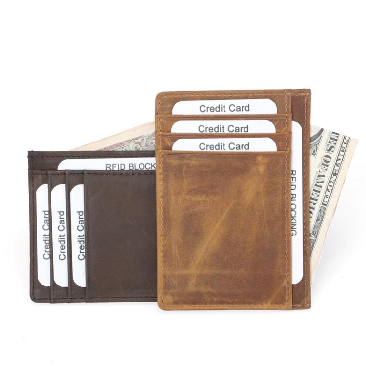 Anti-Skimming Multi-Card Slot Magnetic Card Wallet Billfold
