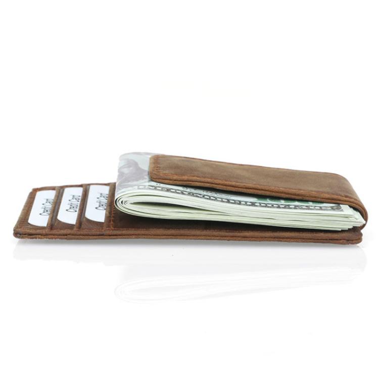 Anti-Skimming Multi-Card Slot Magnetic Card Wallet Billfold