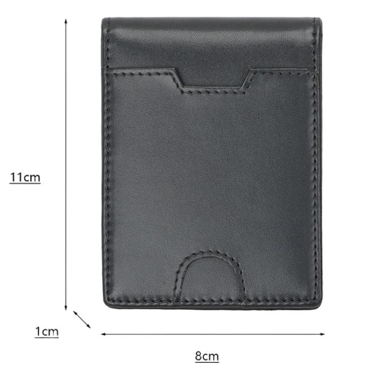 CQ-505 RFID Men 2 Fold Wallet ID Protection Billfold