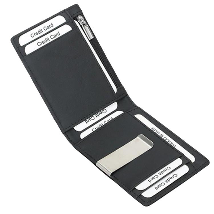 TQ-323 RFID Men 2 Fold Wallet ID Protection Billfold