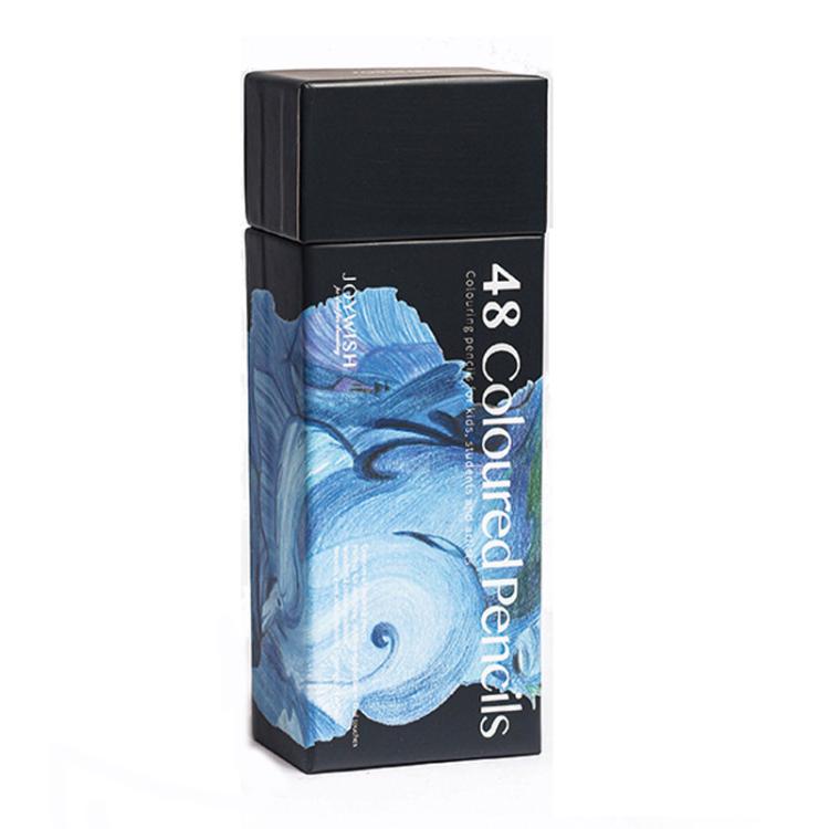 JOYWISH  48-Color Ocean Theme Colored Pencils Set Art Supplies for Adults, Artists & Student with English Packaging