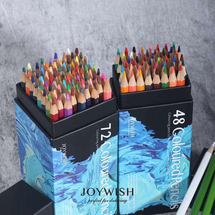 JOYWISH  36-Color Ocean Theme Colored Pencils Set Art Supplies for Adults, Artists & Student with English Packaging