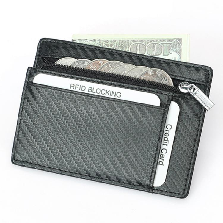 YP-232 RFID Multi Card Slot Card Wallet Zipper Coin Purse