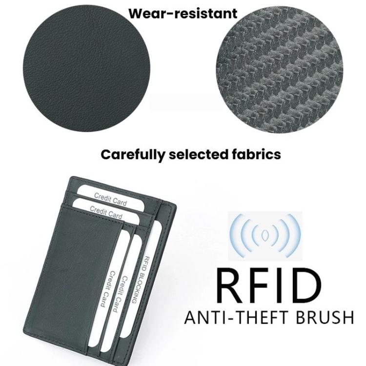 TQ-315 RFID Multi Card Slot Card Wallet Zipper Coin Purse