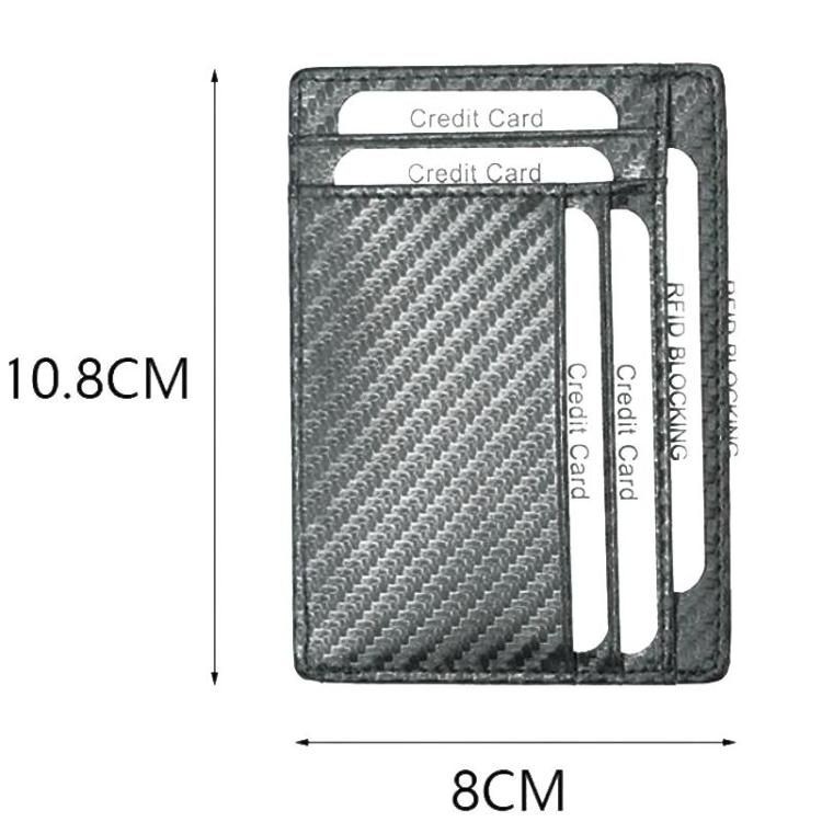 YP-232 RFID Multi Card Slot Card Wallet Zipper Coin Purse