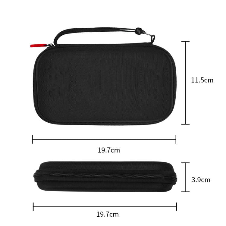 ANBERNIC RG477M Game Console Carrying Case Portable Protective Storage Bag for Gaming Accessories - Black