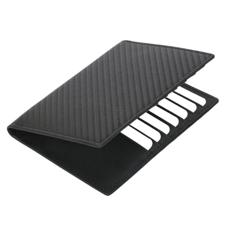 TQ-322 Large Capacity Anti-Skimming Card Wallet Multi-Slot Card Case For Bank Cards - Black