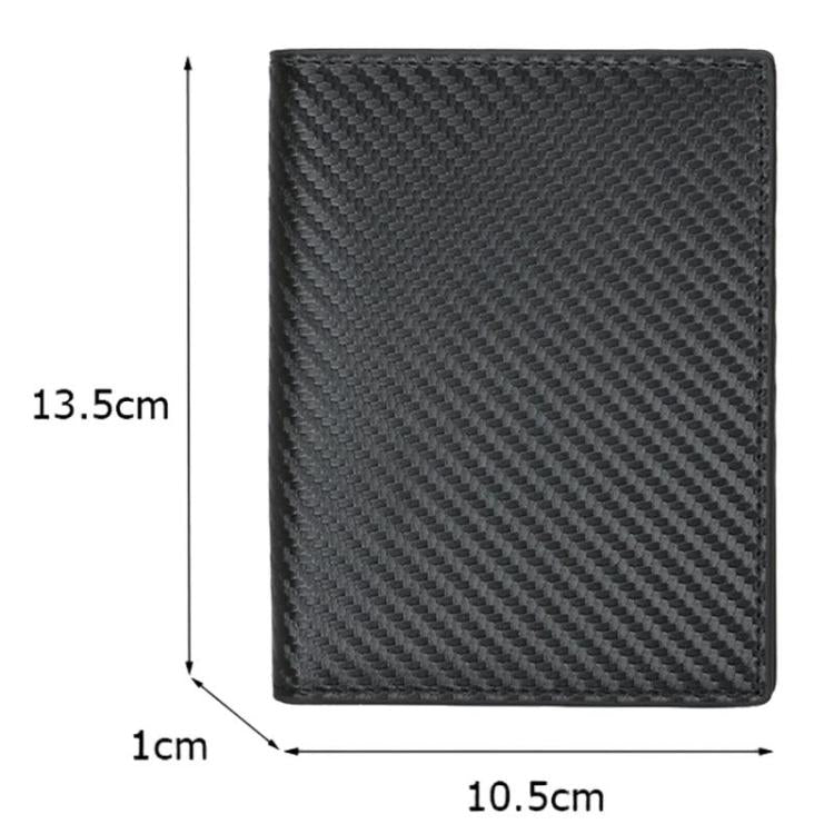 TQ-322 Large Capacity Anti-Skimming Card Wallet Multi-Slot Card Case For Bank Cards - Black