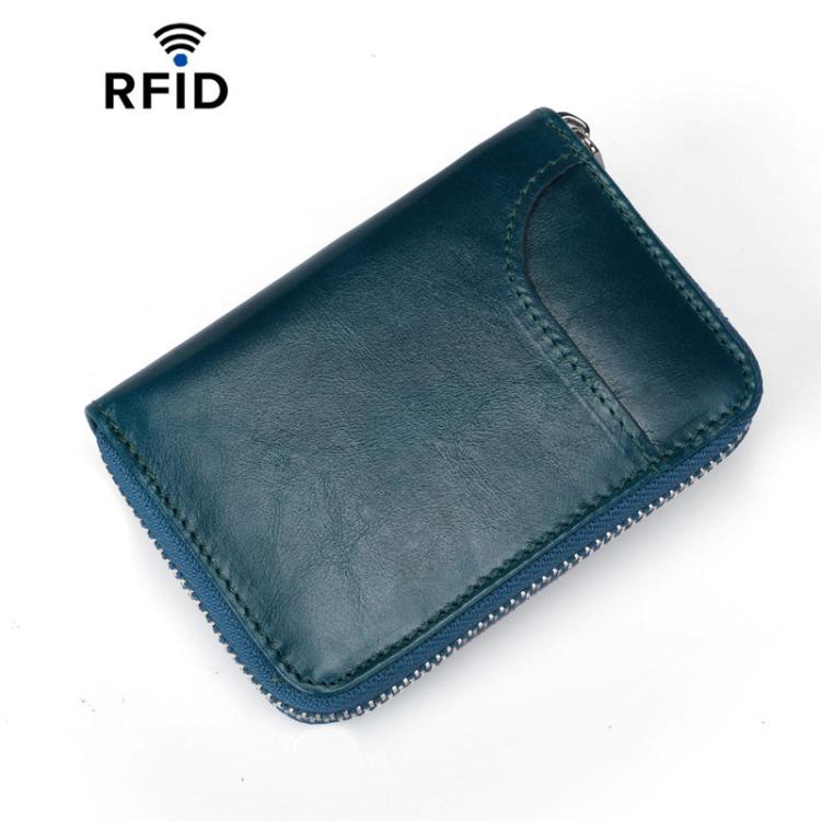 YP207 Short-Style Multi-Card Slot Accordion Card Wallet Unisex Zippered Credit Card Pouch