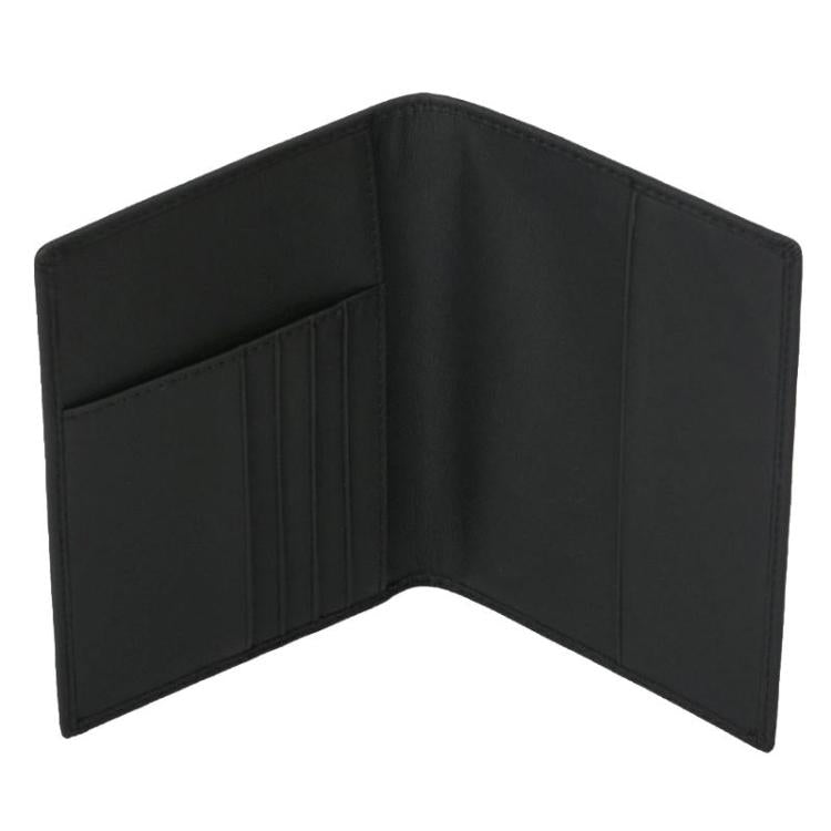 TQ-313 RFID Multi-Card Slot Wallet Unisex Boarding Pass Protector Passport Organizer Bag, Spec: Crosshatch Black