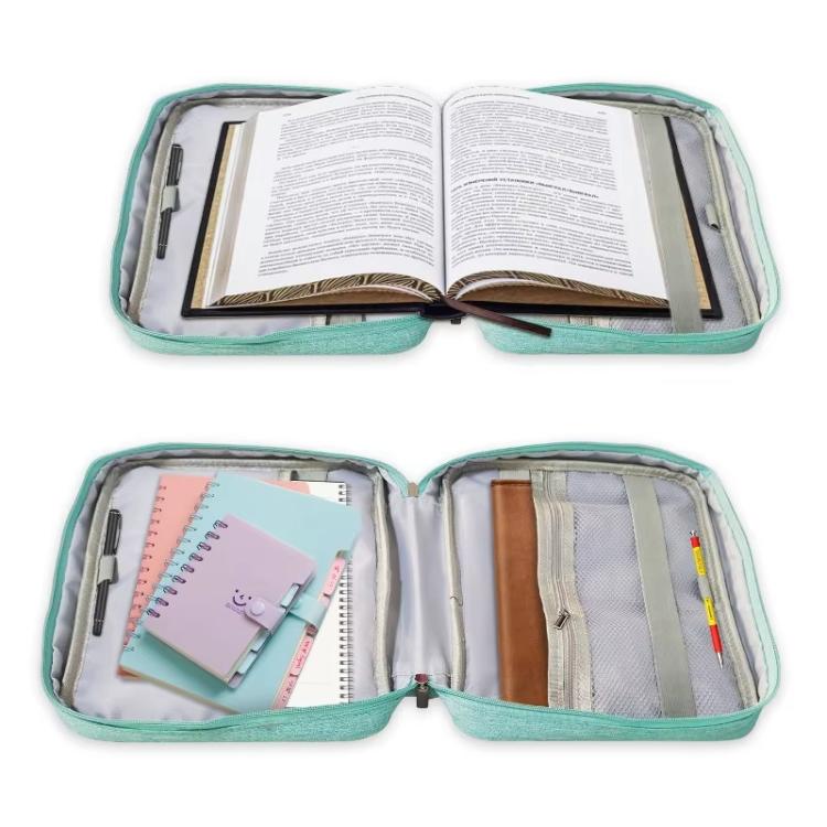Portable Book Storage Bag With Handle Stand
