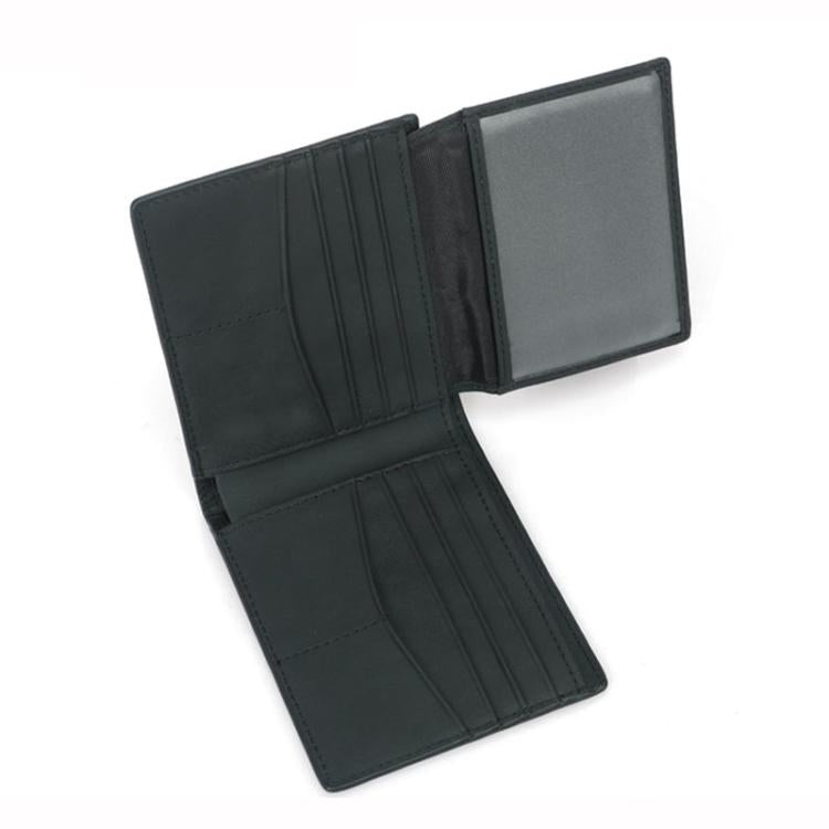 RFID Anti-Skimming Billfold Short Style Men Wallet, Spec: TQ-302 Carbon Fiber Pattern Black