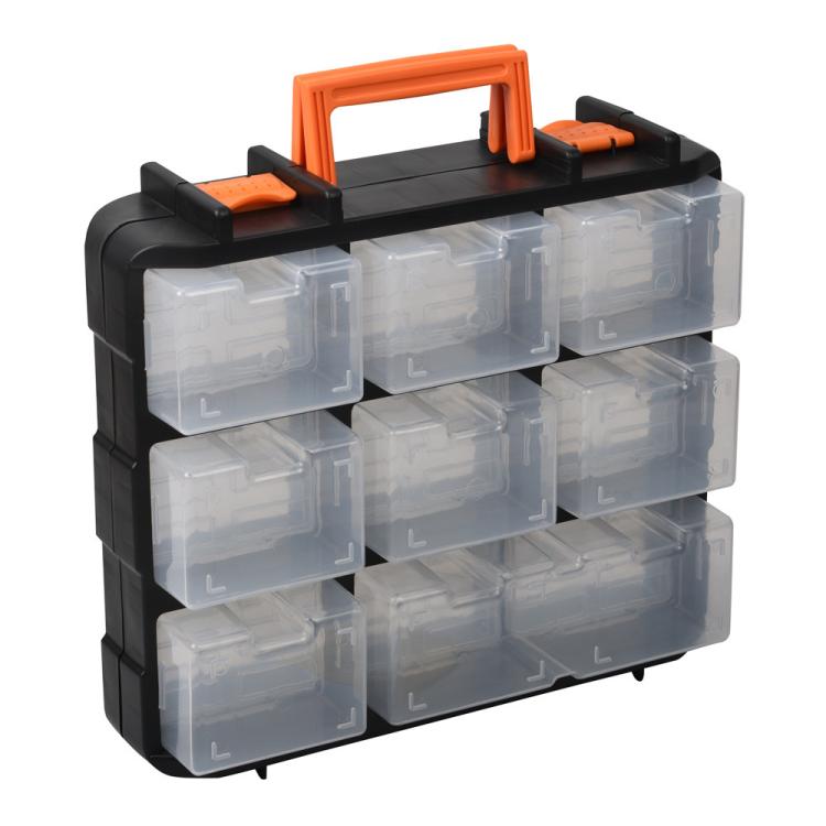 Multifunctional Portable Flip-Top Tool Storage Box - G-2011
