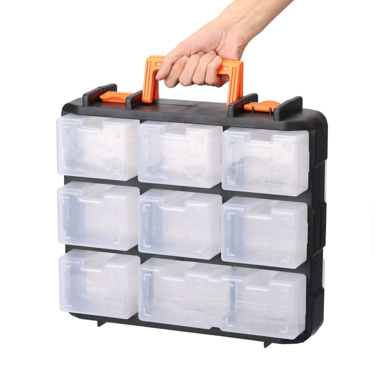 Multifunctional Portable Flip-Top Tool Storage Box - G-2011