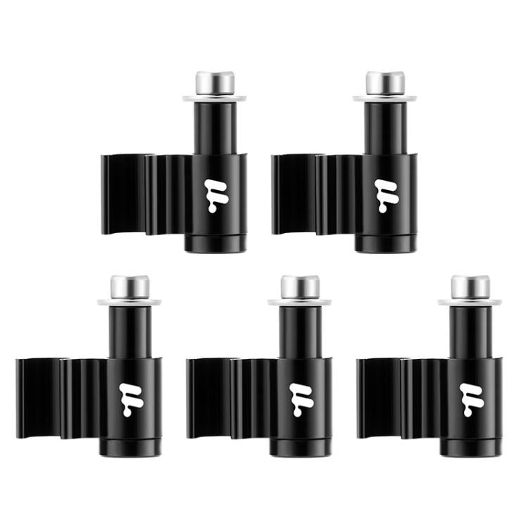 WEST BIKING 5pcs /Bag Mountain Bike Hose Guide Plate Frame Cable Conversion Mounting Bracket - Black
