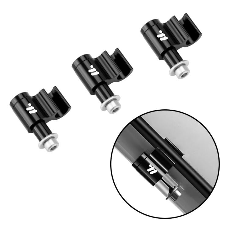 WEST BIKING 5pcs /Bag Mountain Bike Hose Guide Plate Frame Cable Conversion Mounting Bracket - Black