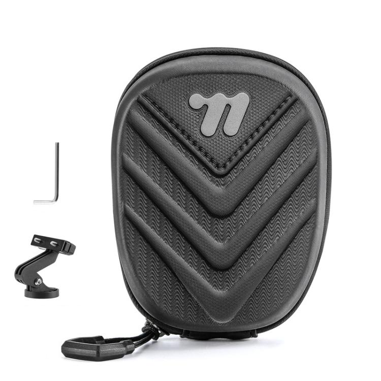 WEST BIKING Bicycle Hard-Shell Tail Bag Waterproof Quick-Release Cycling Bag - Black