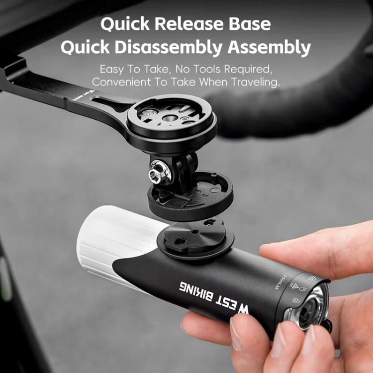WEST BIKING Rotatable High Brightness Bicycle Light Road Bike Mountain Bike Light, Spec: 1500 Lumens