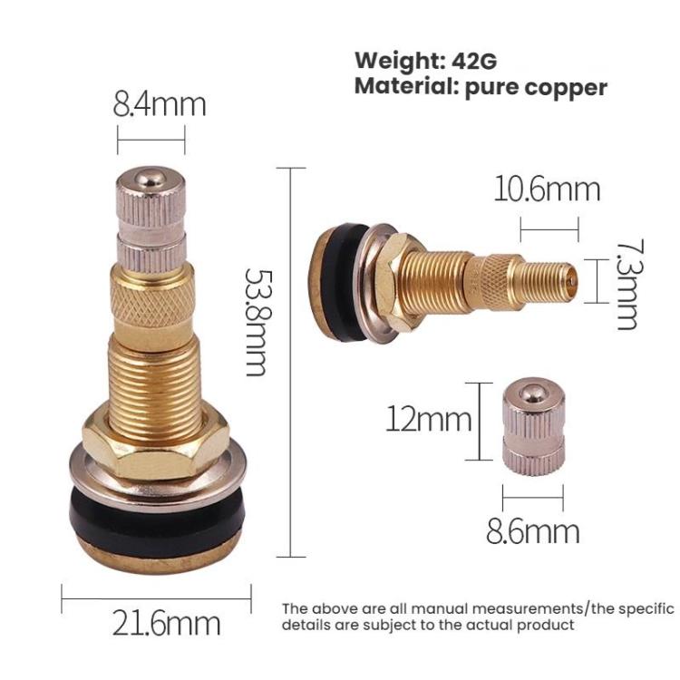 Agricultural Vehicle Vacuum Tire Full Copper Valves - American Standard