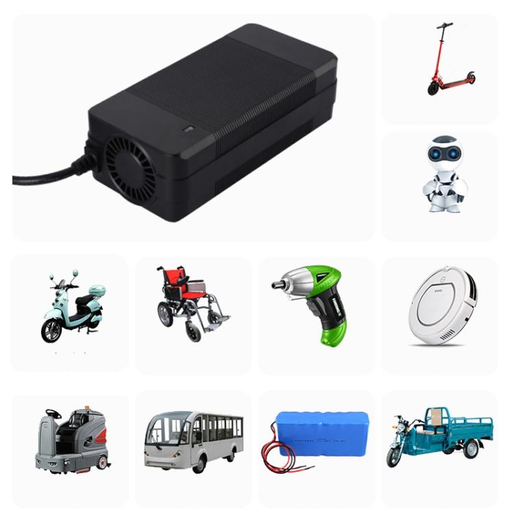 42V 4A DC Interface Electric Scooter Charger Fan Type 36V Lithium Battery Charger AU Plug