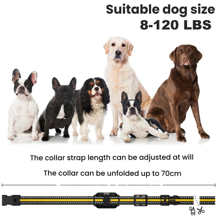 Remote Control Dog Barking Control With Shock Collar, Specification: Yellow One-To-One
