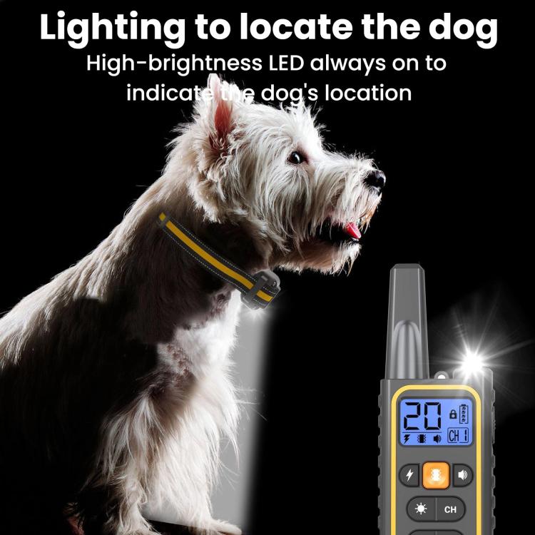 Remote Control Dog Barking Control With Shock Collar, Specification: Orange One-To-One