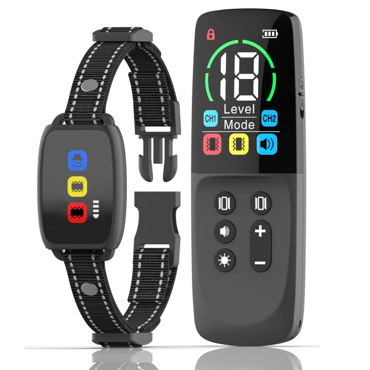 Remote-controlled Color Screen Dog Barking Control Device, Specification: Non-electric Shock