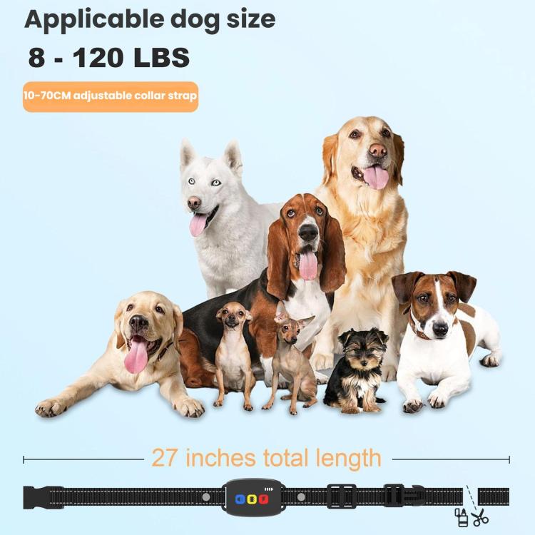 Remote-controlled Color Screen Dog Barking Control Device, Specification: Non-electric Shock