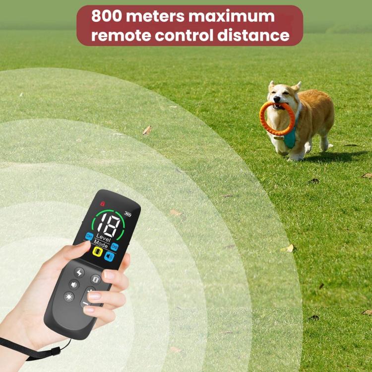 Remote-controlled Color Screen Dog Barking Control Device, Specification: Non-electric Shock
