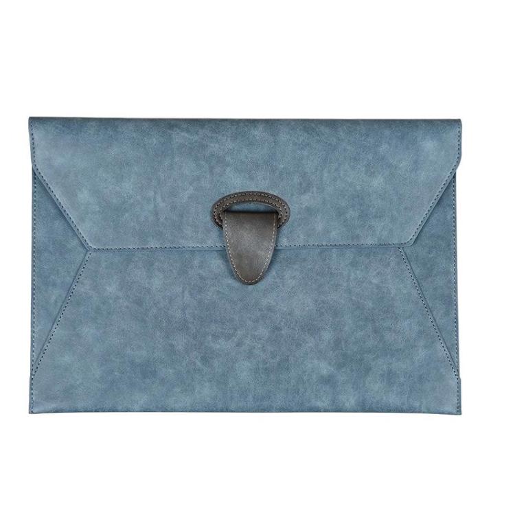 Leather A4 Document Holder Waterproof Business File Organizer, Fits 100 Sheets