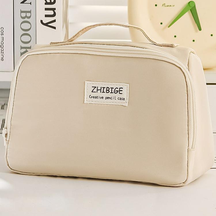 Handheld Large Capacity Pen Pouch Simple Multifunctional Stationery Storage Bag For Students