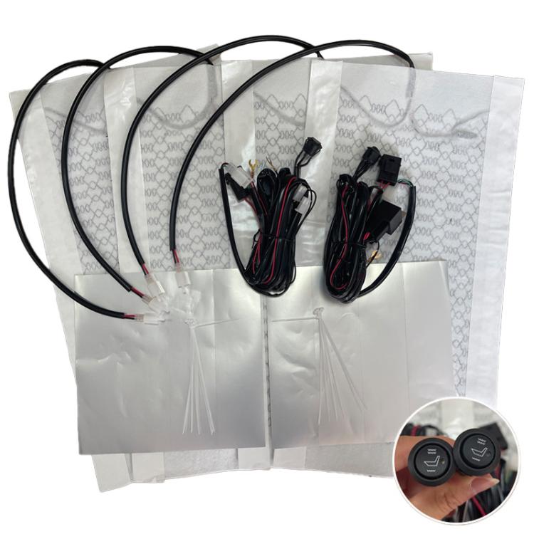 12V Universal Winter Car Seat Heating Pad Set 2: 2-gear + 2 Seats  - 4 Heating Pads