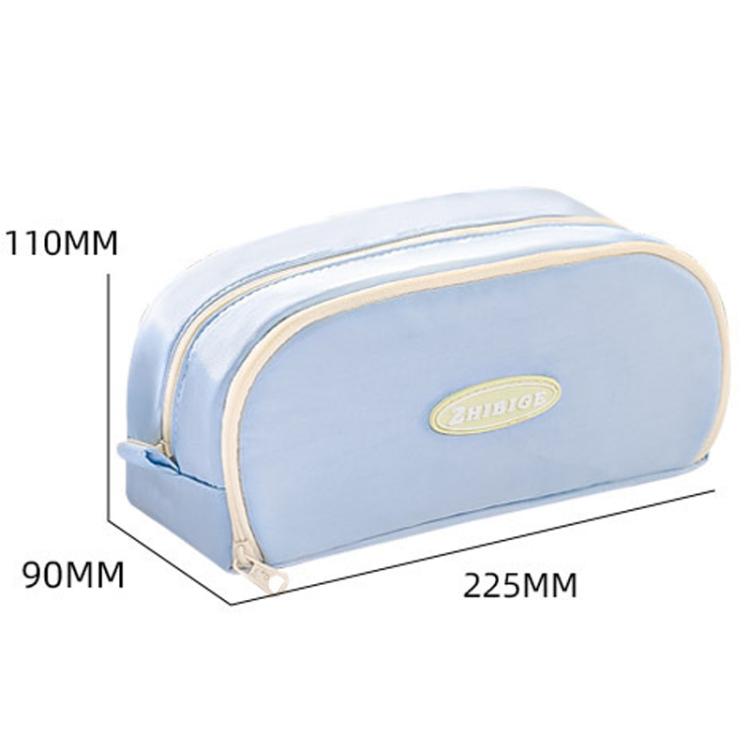 Double Layer Large Capacity Pen Pouch Simple Stationery Box For Students