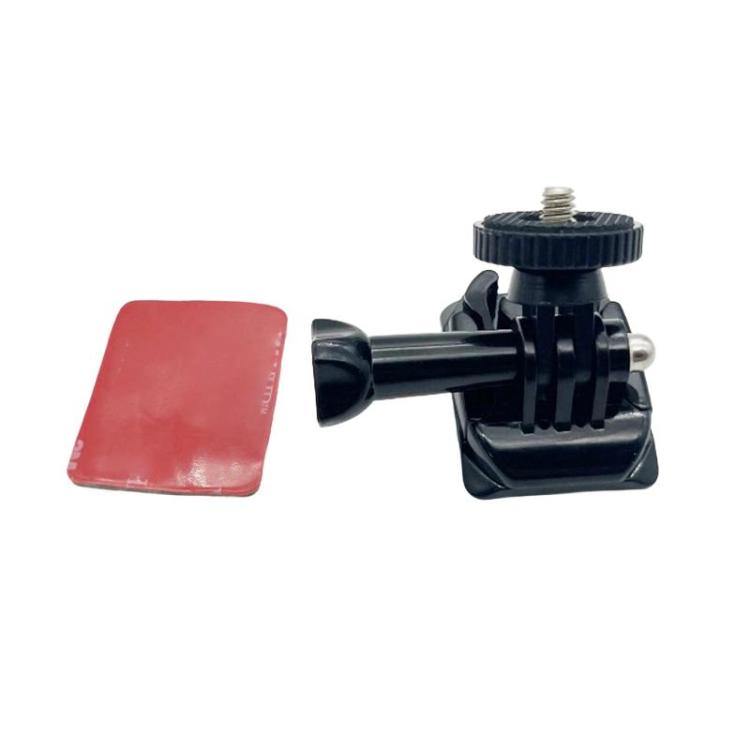 3sets 1/4 Screw Adapter Quick-Release Base Motorcycle Helmet Accessory Base, Spec: Arc Shape