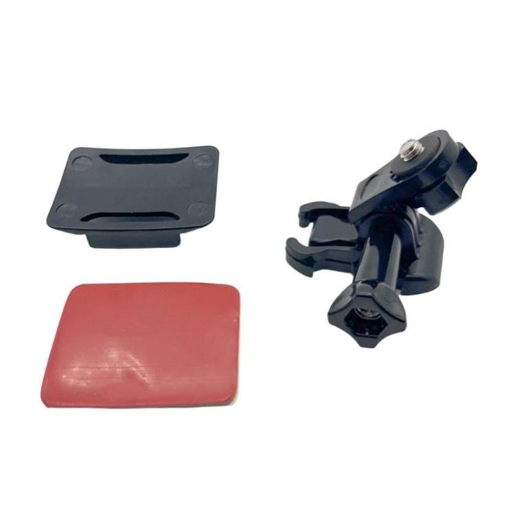 3sets 1/4 Screw Adapter Quick-Release Base Motorcycle Helmet Accessory Base, Spec: Arc Shape