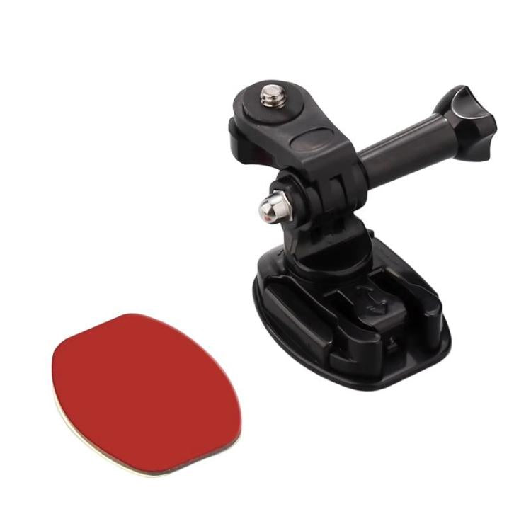 3sets 1/4 Screw Adapter Quick-Release Base Motorcycle Helmet Accessory Base, Spec: Plane