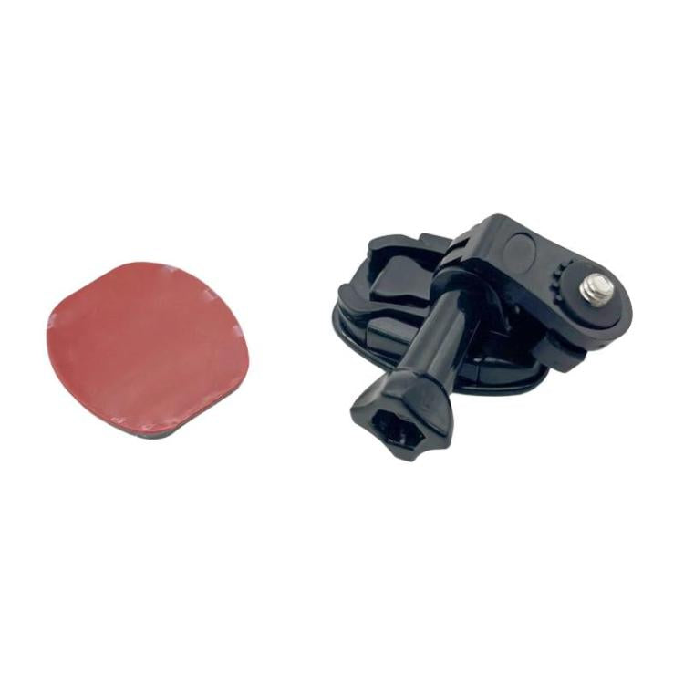 3sets 1/4 Screw Adapter Quick-Release Base Motorcycle Helmet Accessory Base, Spec: Plane