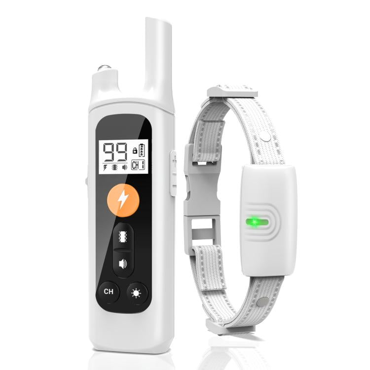 Remote Control Dog Barking Control Device Rechargeable Waterproof Electric Shock Collar, Specification: One To One
