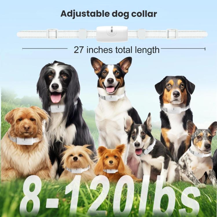 Remote Control Dog Barking Control Device Rechargeable Waterproof Electric Shock Collar, Specification: One To One