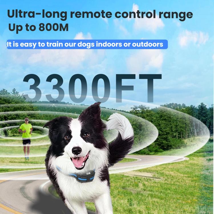 Remote Control Dog Barking Control Device Waterproof Electric Shock Collar, Specification: One To One