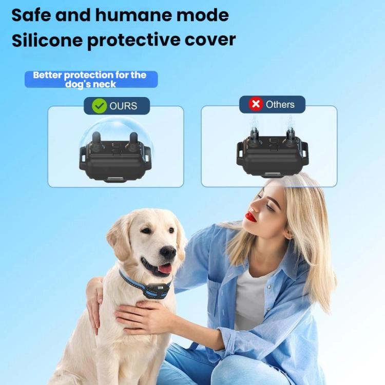 Remote Control Dog Barking Control Device Waterproof Electric Shock Collar, Specification: One To Two