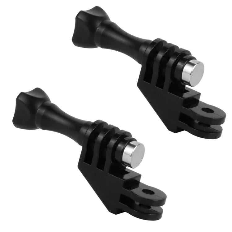 2pcs For GOPRO 90-degree Elbow Adapter Accessories - Black