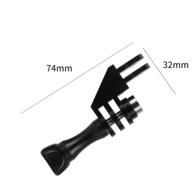 2pcs For GOPRO 90-degree Elbow Adapter Accessories - Black