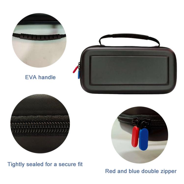 For Nintendo Switch 2 Carrying Case Portable Shockproof and Waterproof  Game Console Accessory Storage Box - Black