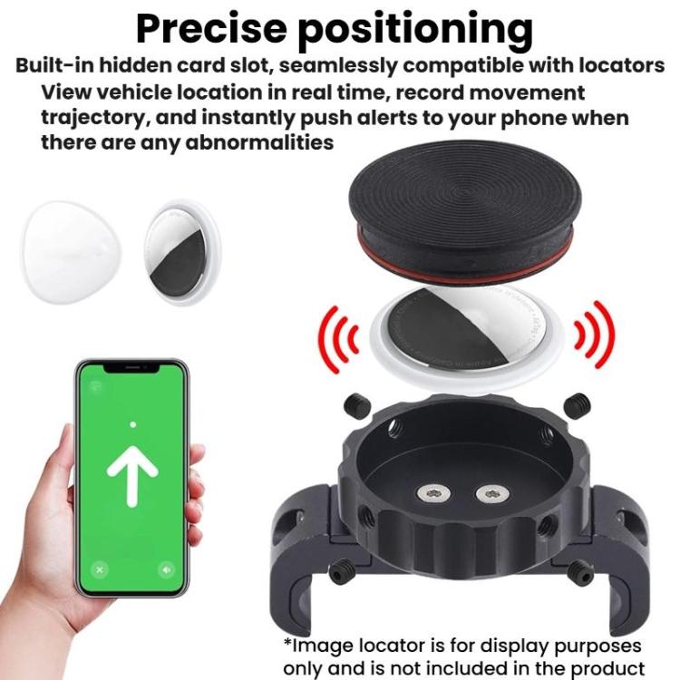 For AirTag 2nd Gen / AirTag 1st Gen Mounting Bracket Tracker Anti-Loss Locator Bicycle Bracket, Style: Cushion