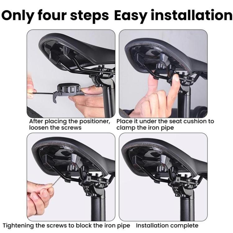 For AirTag 2nd Gen / AirTag 1st Gen Mounting Bracket Tracker Anti-Loss Locator Bicycle Bracket, Style: Cushion