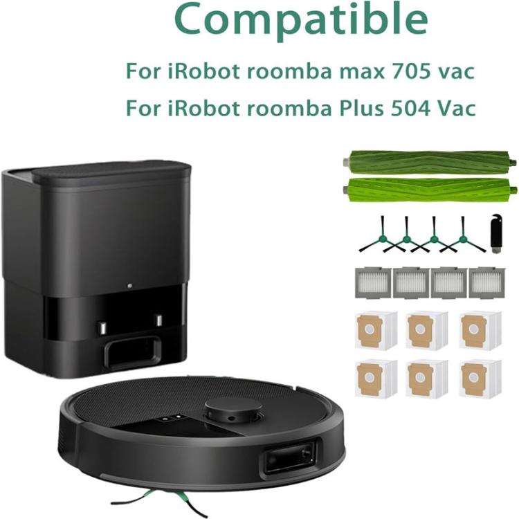 17 In 1 B Set For IRobot Roomba Max 705 Vac / Plus 504 Vac Vacuums Cleaners