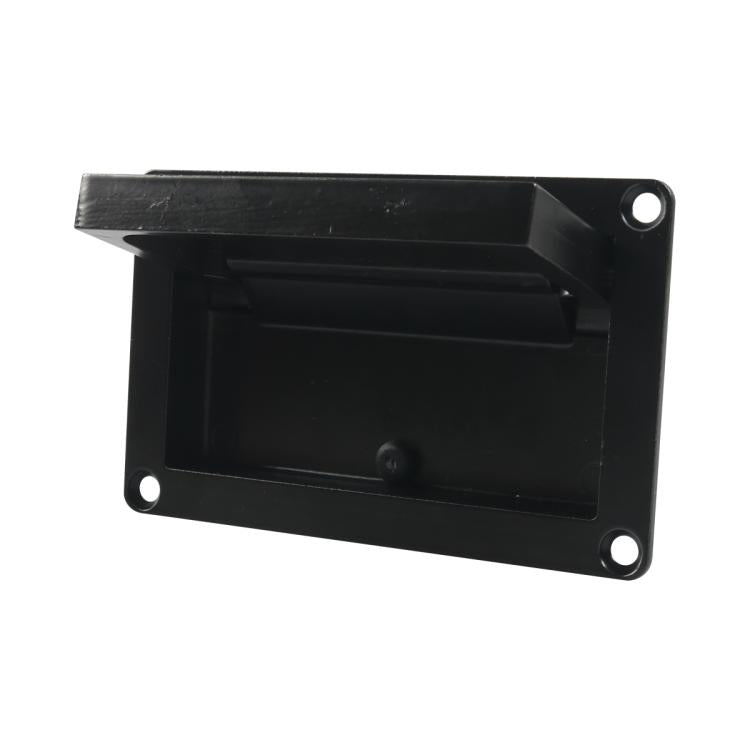 Recessed Foldable Invisible Handle for RV Boat Deck Hatches, Color: Black